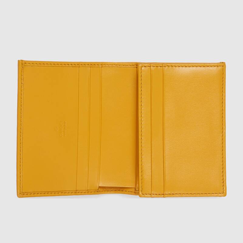 Gucci Jackie 1961 Card Case Wallet 645536 Yellow